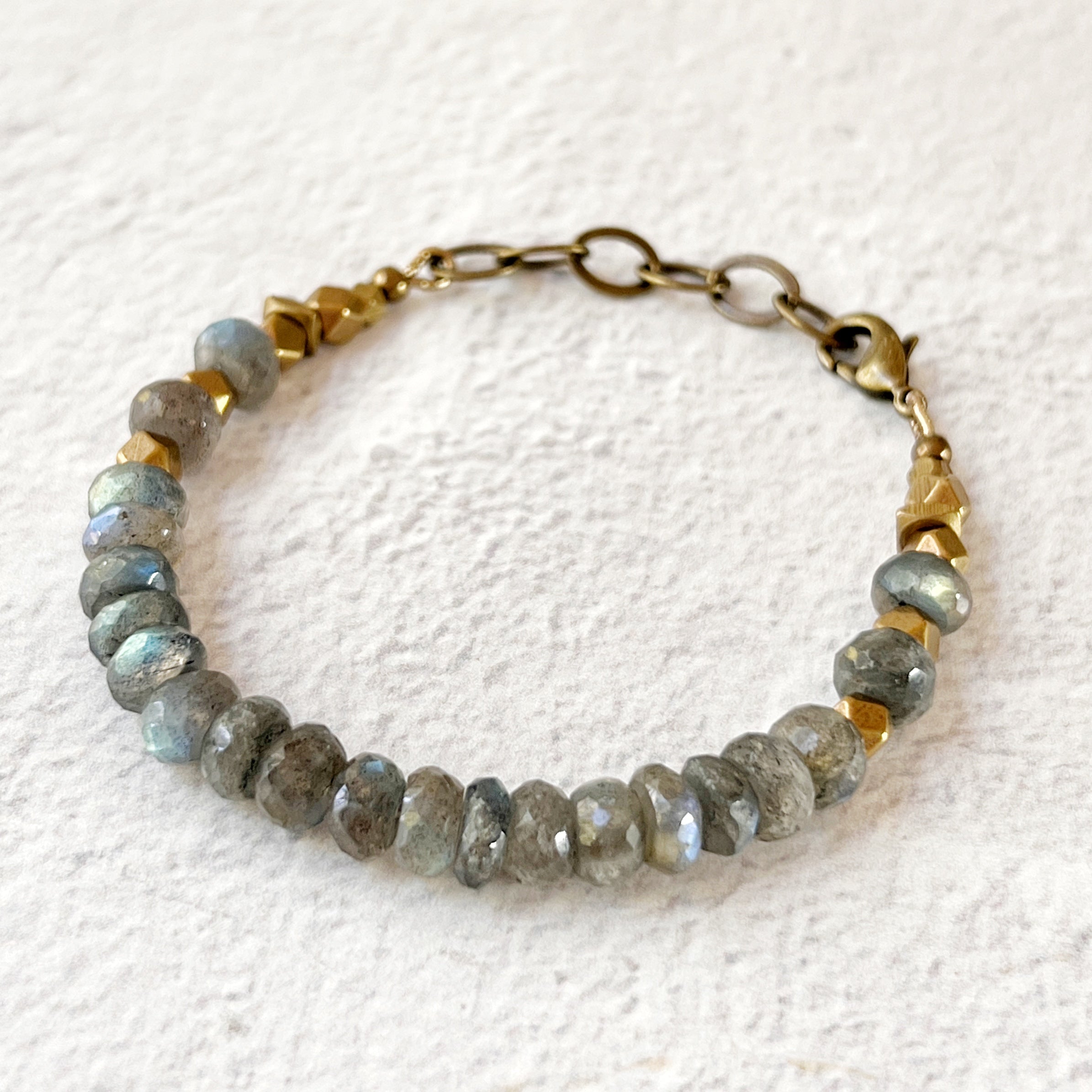 Yountville Single Strand Bracelet, Labradorite